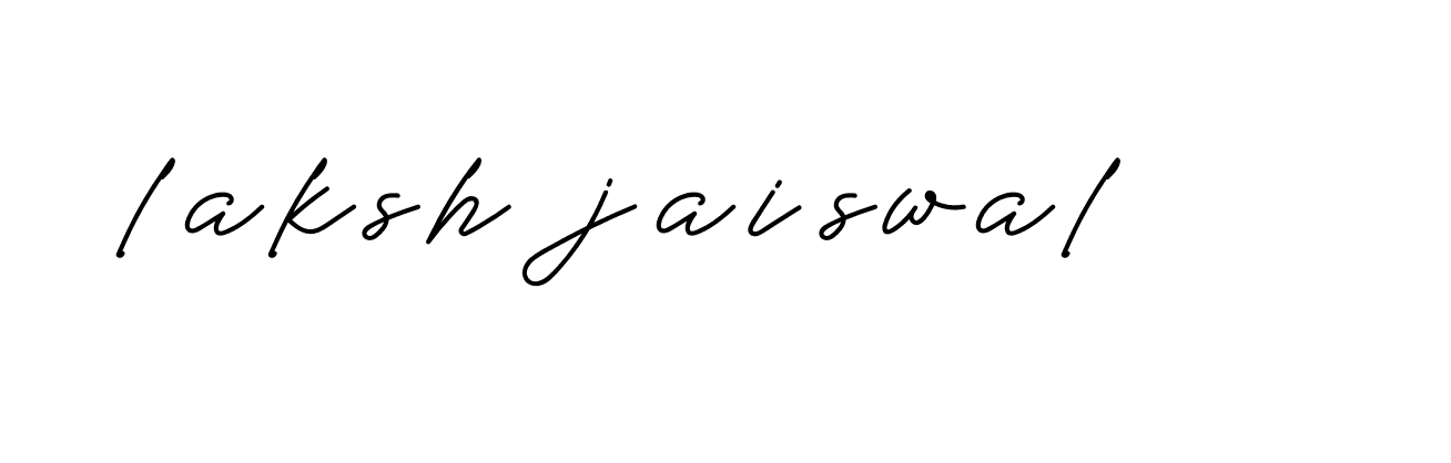 Signature of laksh-jaiswal