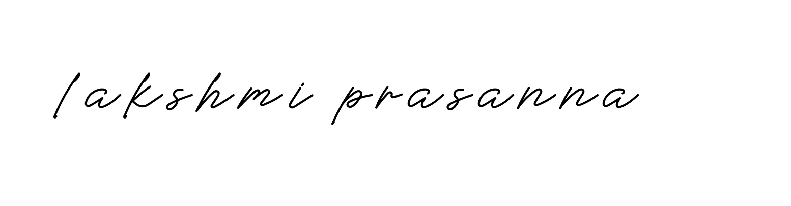 Signature of lakshmi-prasanna