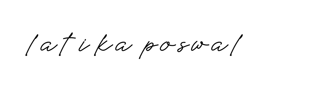 Signature of latika-poswal