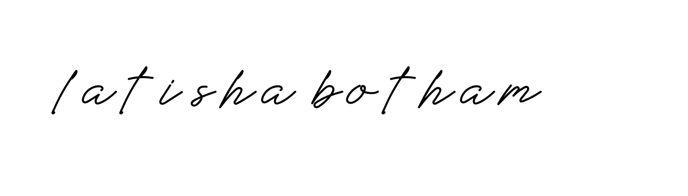 Signature of latisha-botham