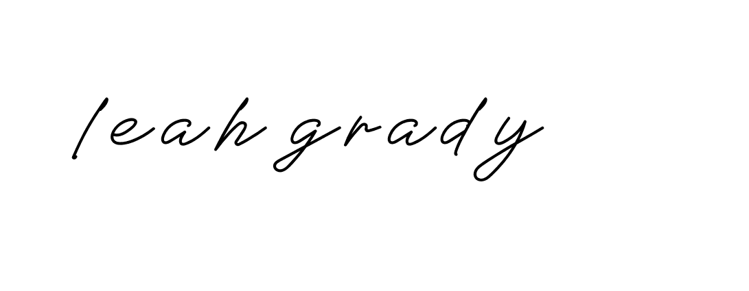 Signature of leah-grady