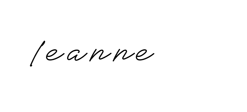 Signature of leanne-