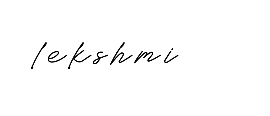 Signature of lekshmi