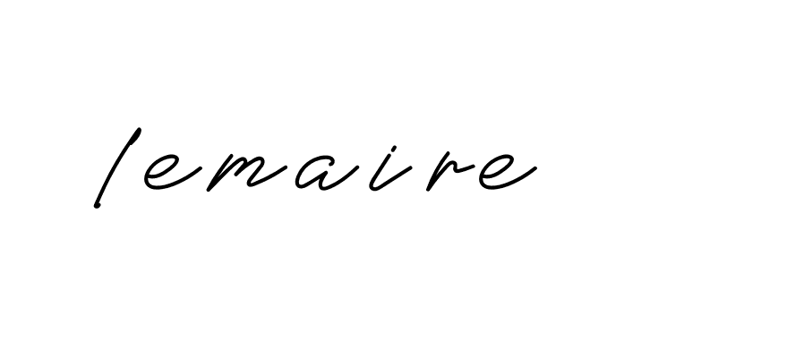 Signature of lemaire