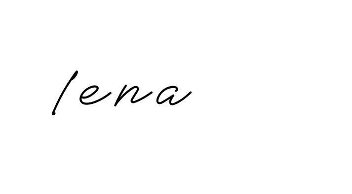 Signature of lena-