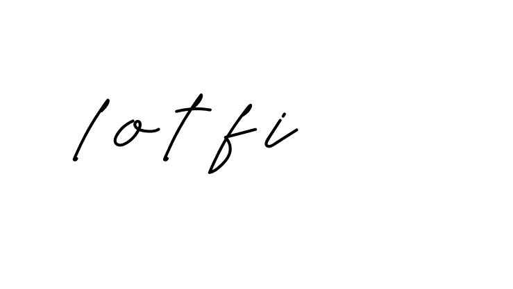 Signature of lotfi