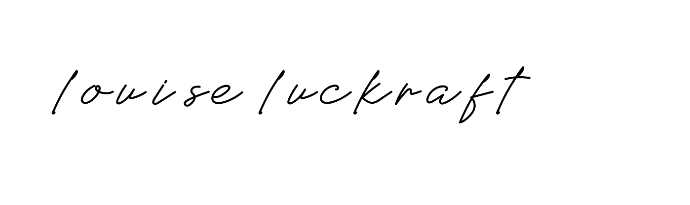 Signature of louise-luckraft-