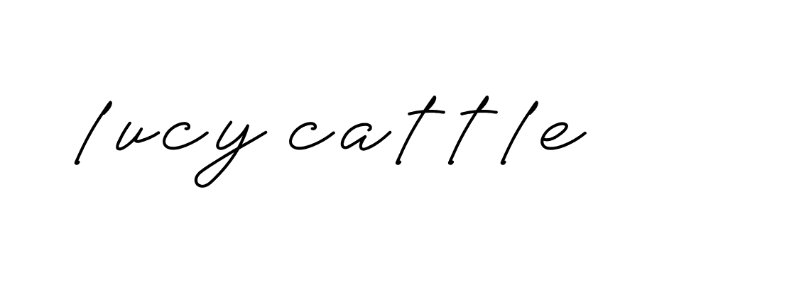 Signature of lucy-cattle