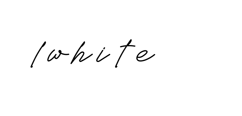 Signature of lwhite