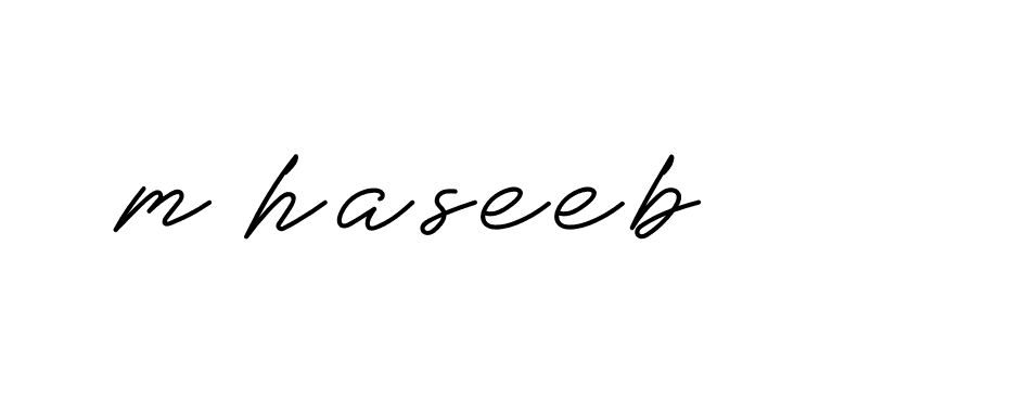 Signature of m-haseeb