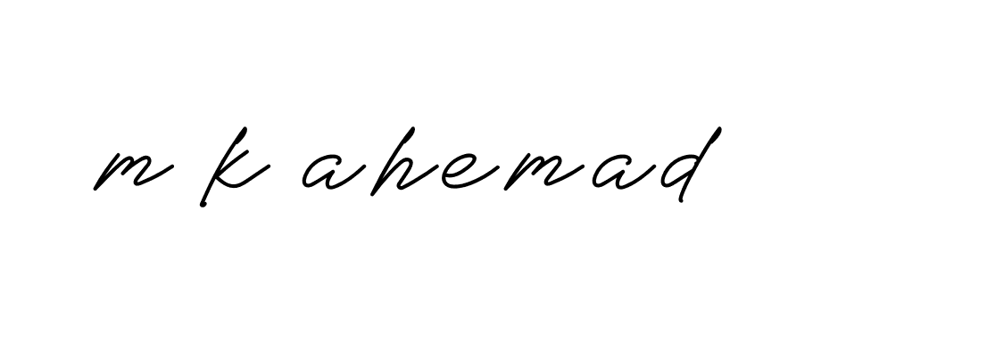 Signature of m-k-ahemad