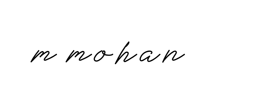 Signature of m-mohan