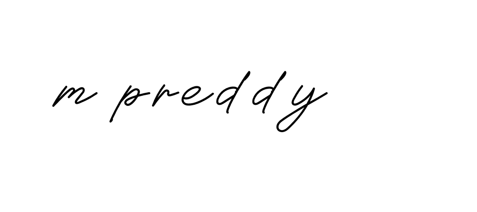 Signature of m-preddy