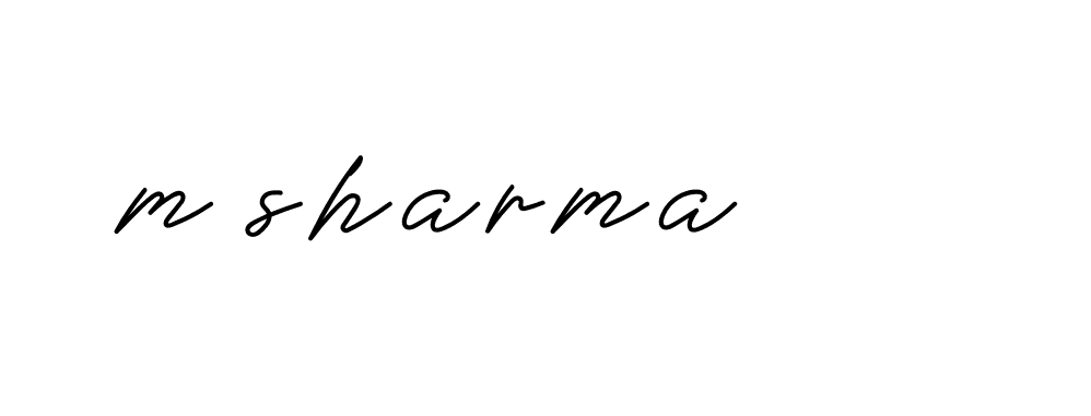 Signature of m-sharma-