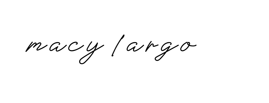 Signature of macy-largo