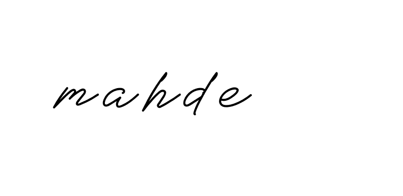 Signature of mahde