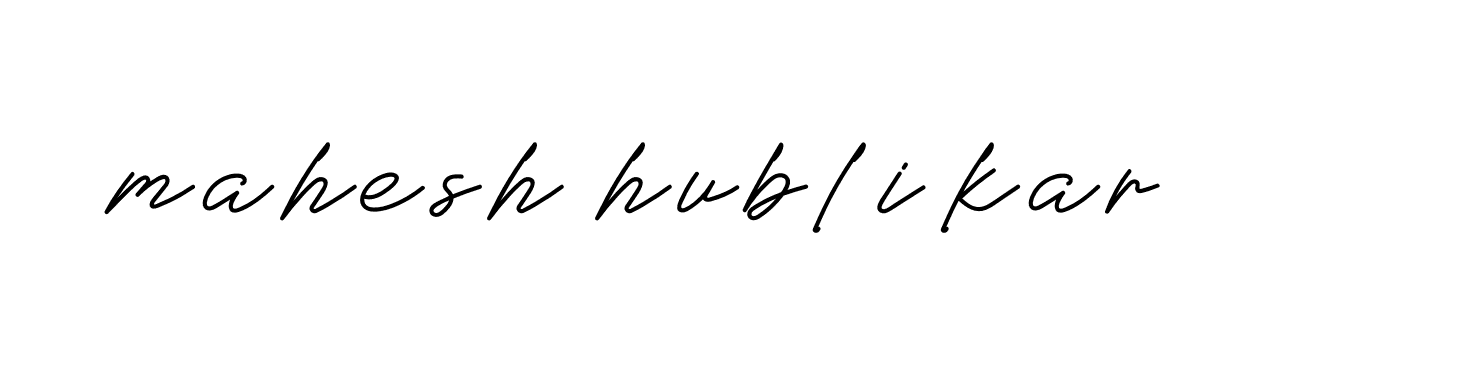 Signature of mahesh-hublikar