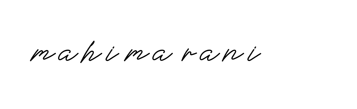 Signature of mahima-rani-