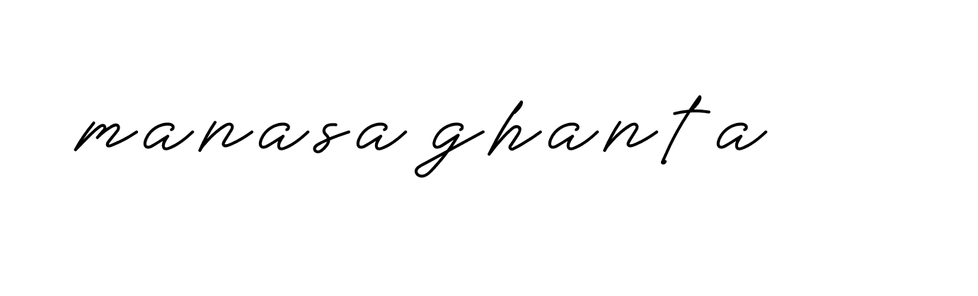 Signature of manasa-ghanta