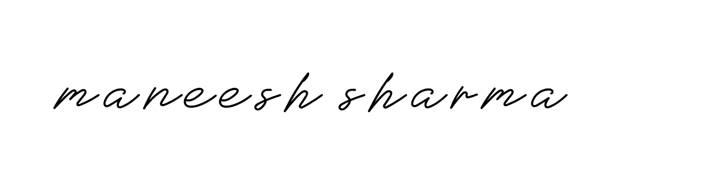 Signature of maneesh-sharma