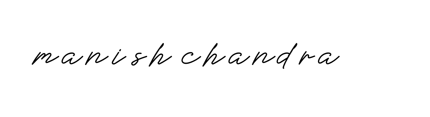 Signature of manish-chandra