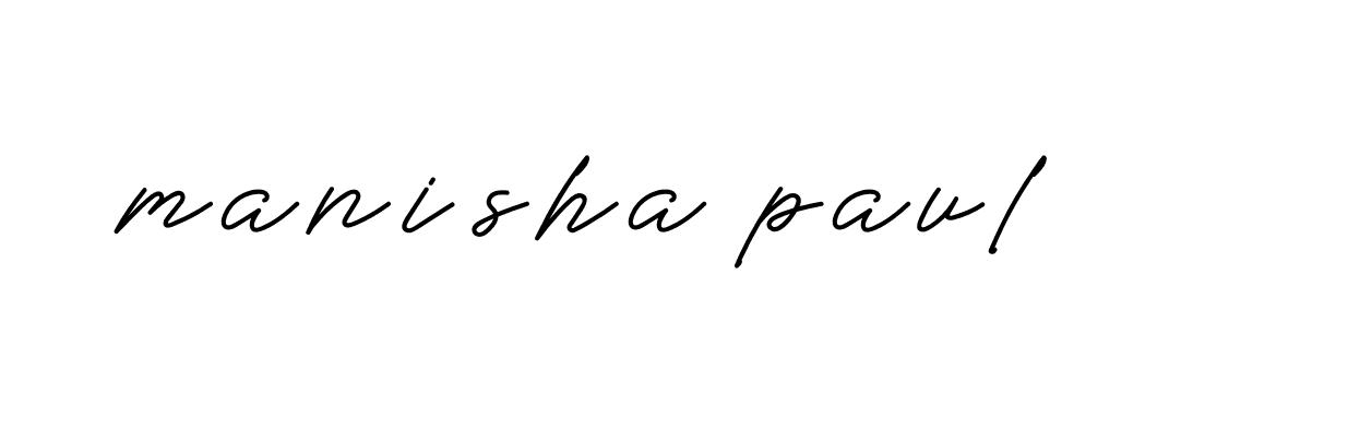 Signature of manisha-paul