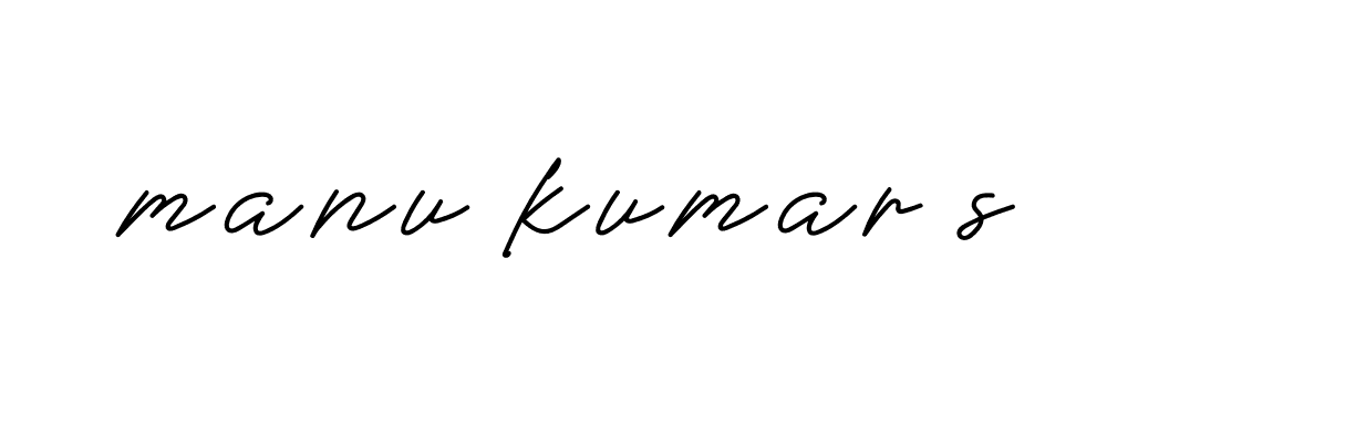 Signature of manu-kumar-s