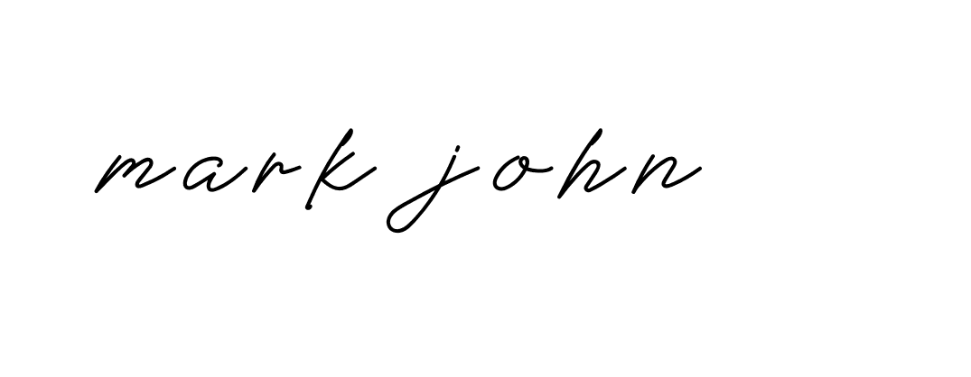 Signature of mark-john