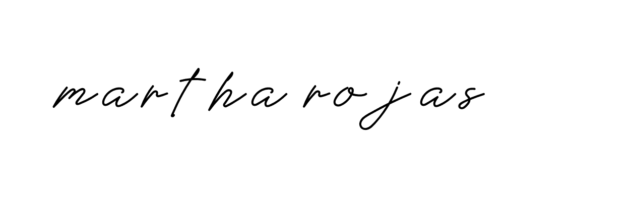 Signature of martha-rojas