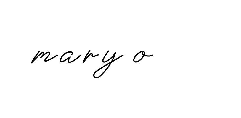 Signature of mary-o