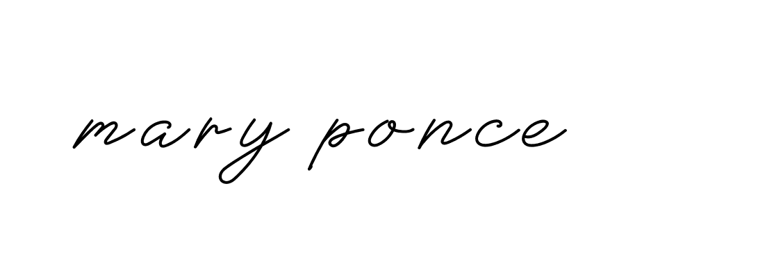 Signature of mary-ponce