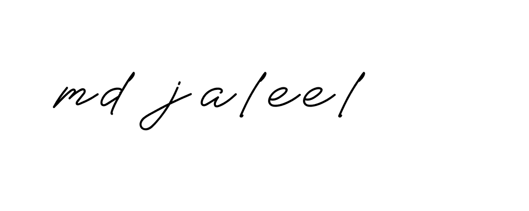 Signature of md-jaleel-