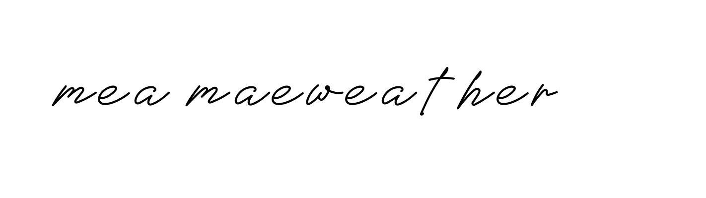 Signature of mea-maeweather