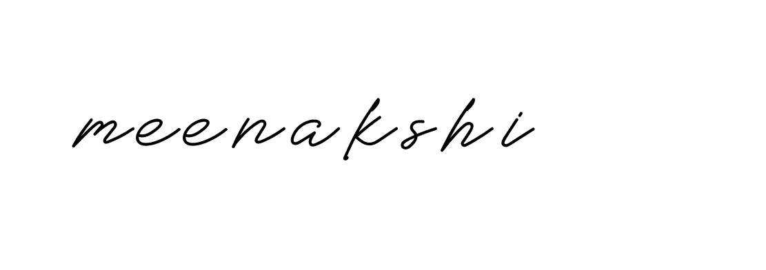 Signature of meenakshi-