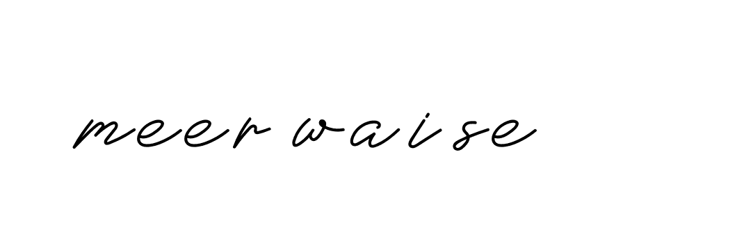 Signature of meer-waise