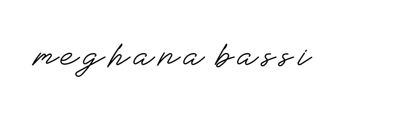 Signature of meghana-bassi