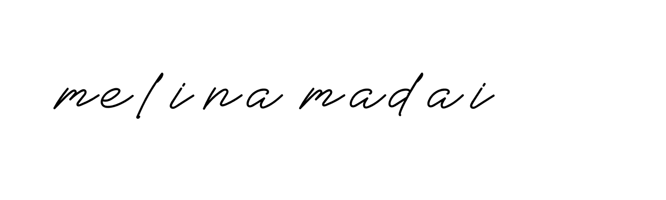 Signature of melina-madai-