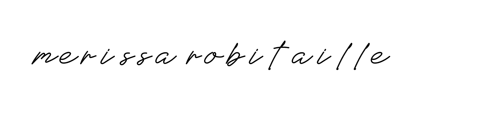 Signature of merissa-robitaille