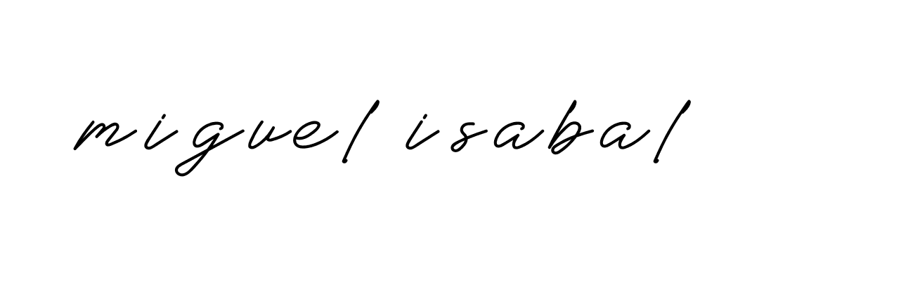 Signature of miguel-isabal