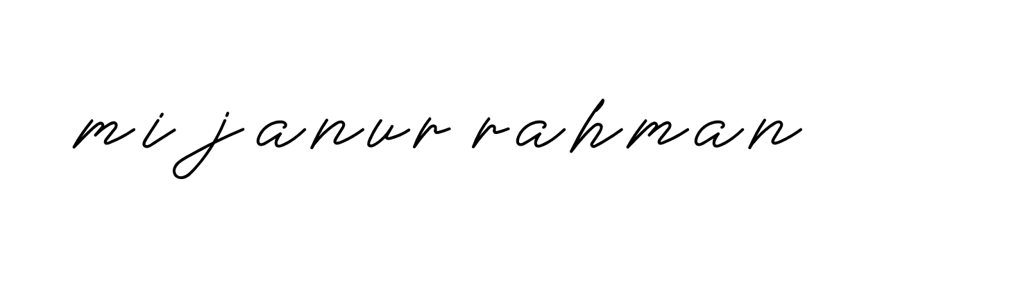 Signature of mijanur-rahman