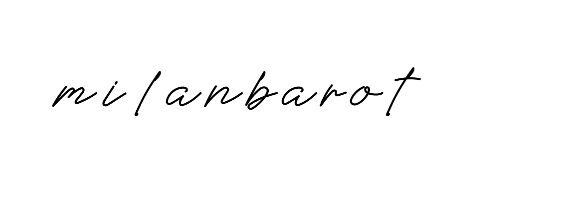 Signature of milanbarot