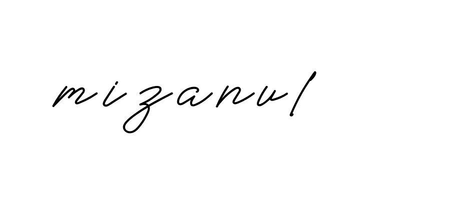 Signature of mizanul