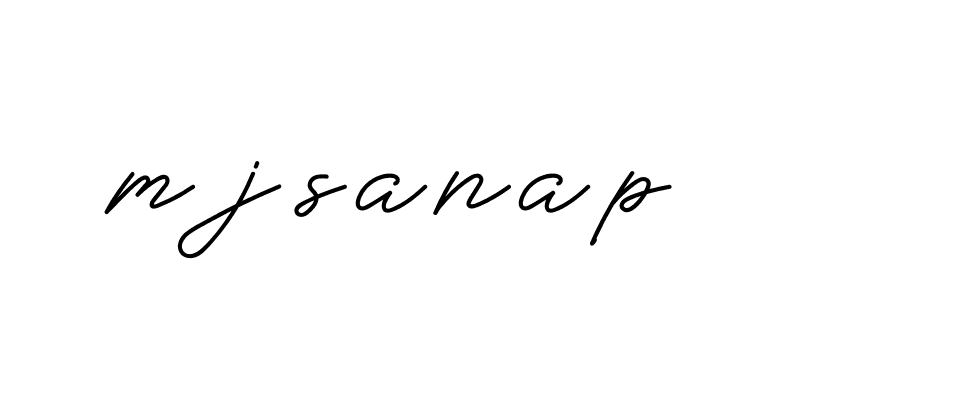 Signature of mjsanap