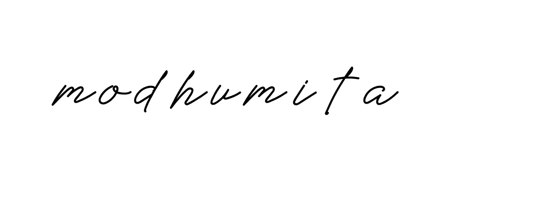 Signature of modhumita-