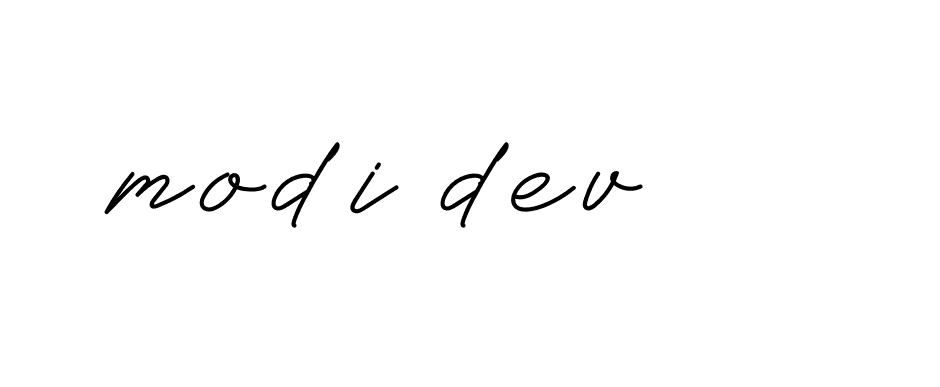 Signature of modi-dev