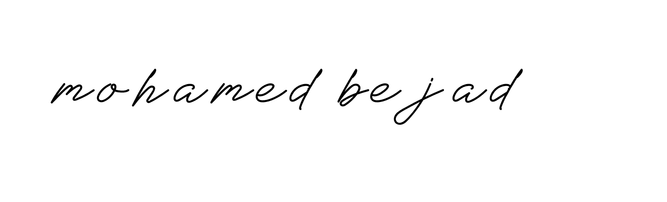 Signature of mohamed-bejad