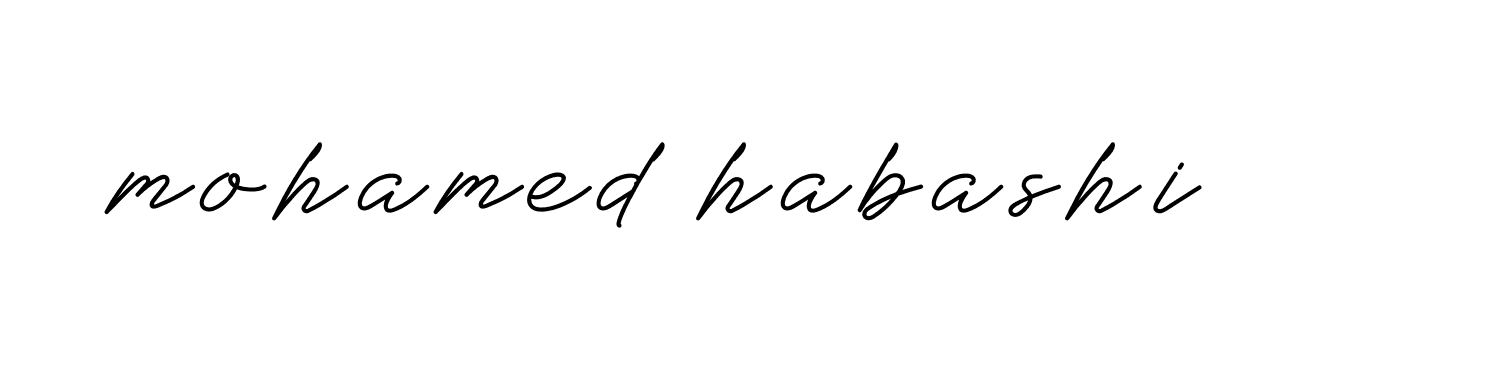 Signature of mohamed-habashi