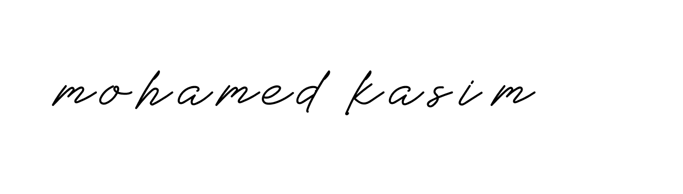 Signature of mohamed-kasim