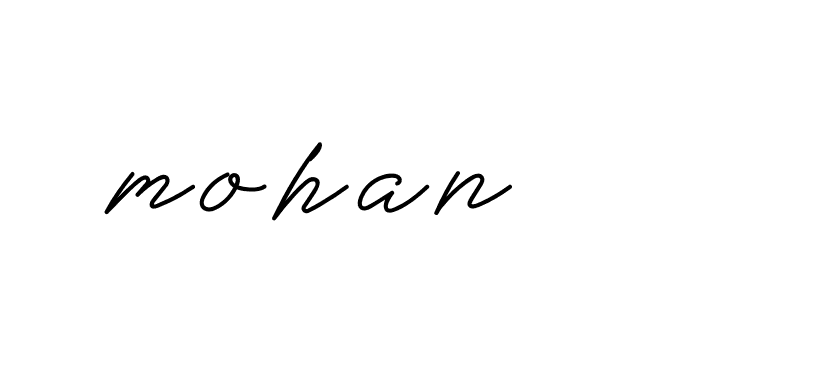 Signature of mohan-