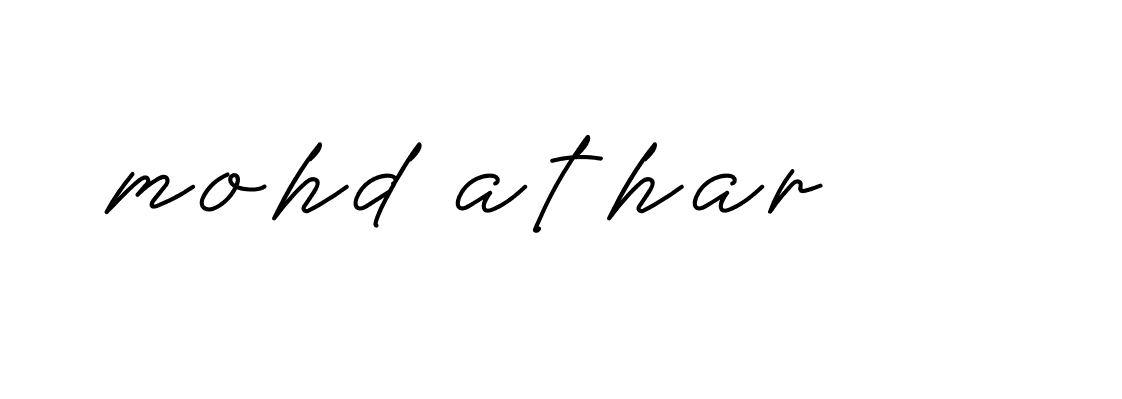 Signature of mohd-athar